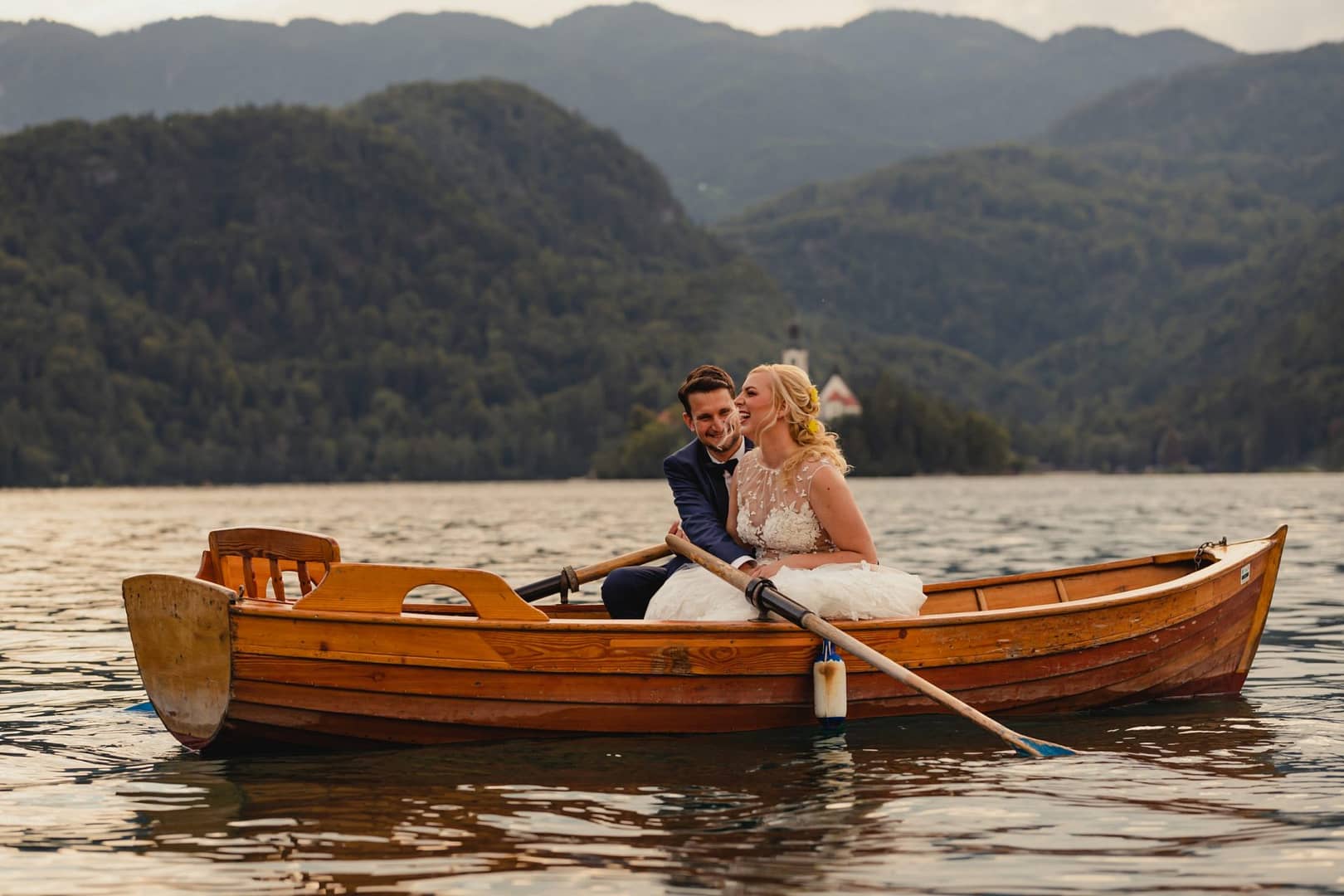 Intimate wedding at Lake Bled, Grand Hotel Toplice and sweets by Ulline dobrote Wedding lake Bled