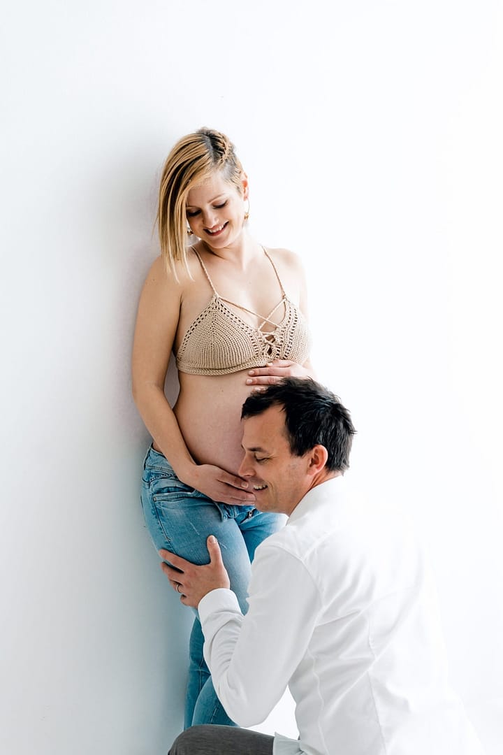 Fotografiranje nosečnice j epomembno tudi zaradi otroka, kasnjee, ko je rojen.